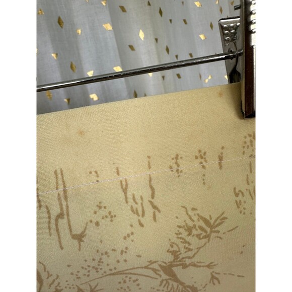 Vintage 70s Orange Yellow Floral Standard Pillowcases Set Of 2 - Picture 6 of 6